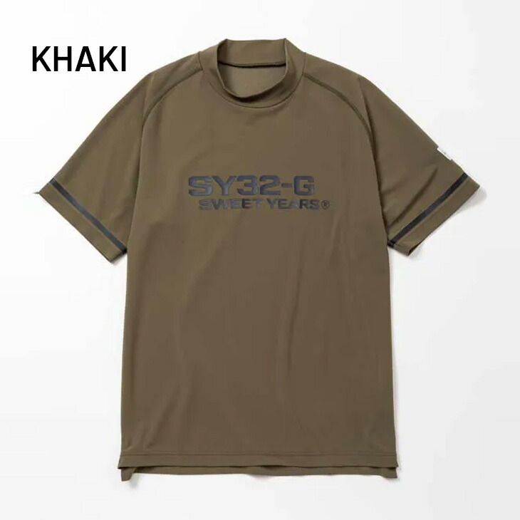 SY32 BY SWEET YEARS GOLF メンズ 半袖シャツ ストア モックネック