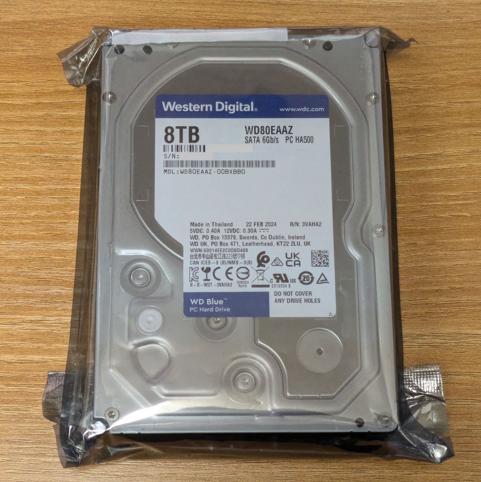 WD Blue 3.5インチ HDD 8TB (RMA交換品) (WD80EAAZ) - メルカリ