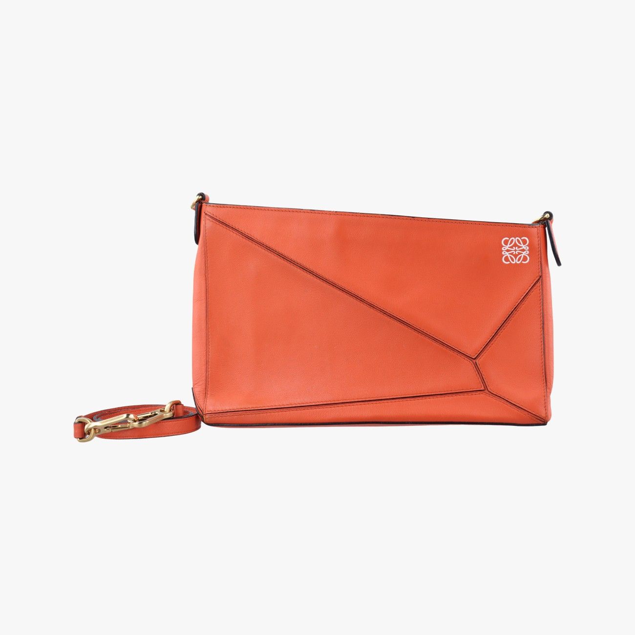 ロエベLoeweパズル オレンジ レザー 061512