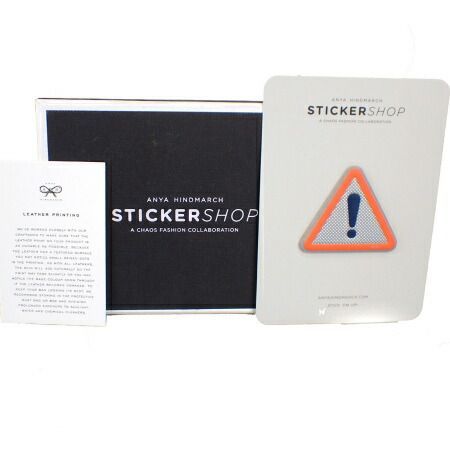 【】 未使用 アニヤハインドマーチ ANYA HINDMARCH ステッカー シール グレー 保存箱付き 03BW301
