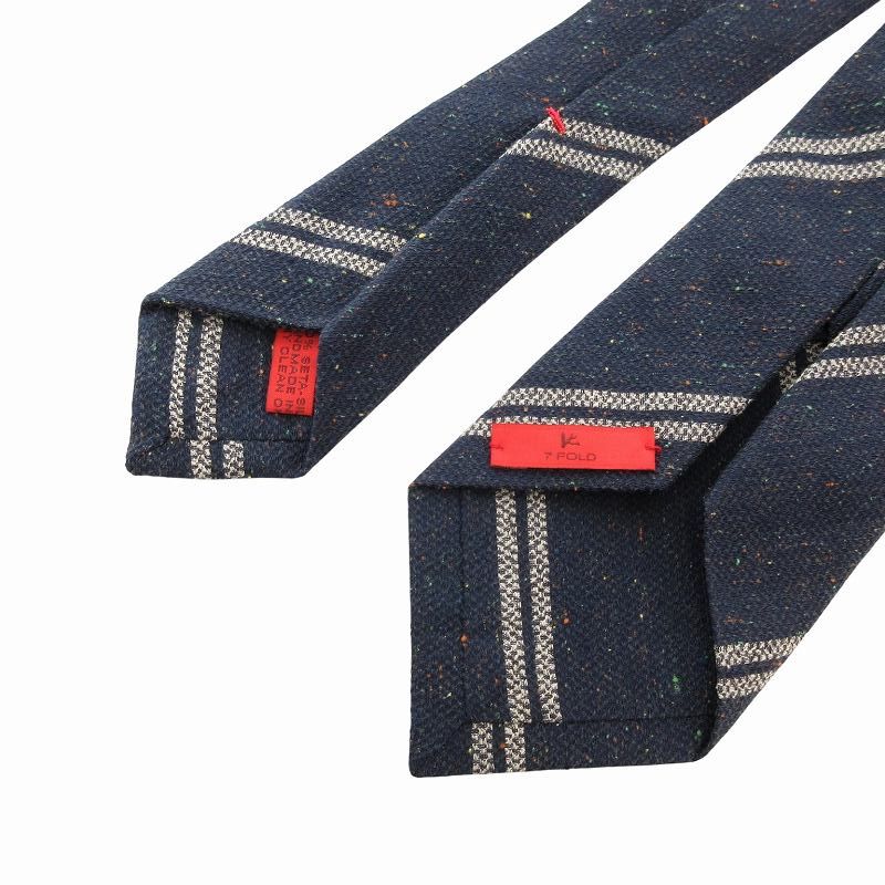 イザイア ISAIA ネクタイ セッテピエゲ ビジネス レジメンタル
