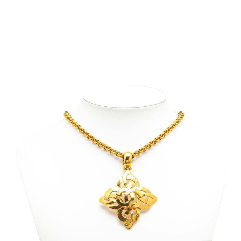 CHANELヴィンテージ　ココマーク　ネックレス　ゴールド　メッキ CHANEL シャネル ヴィンテージ ココマーク 31 RUE CAMBON