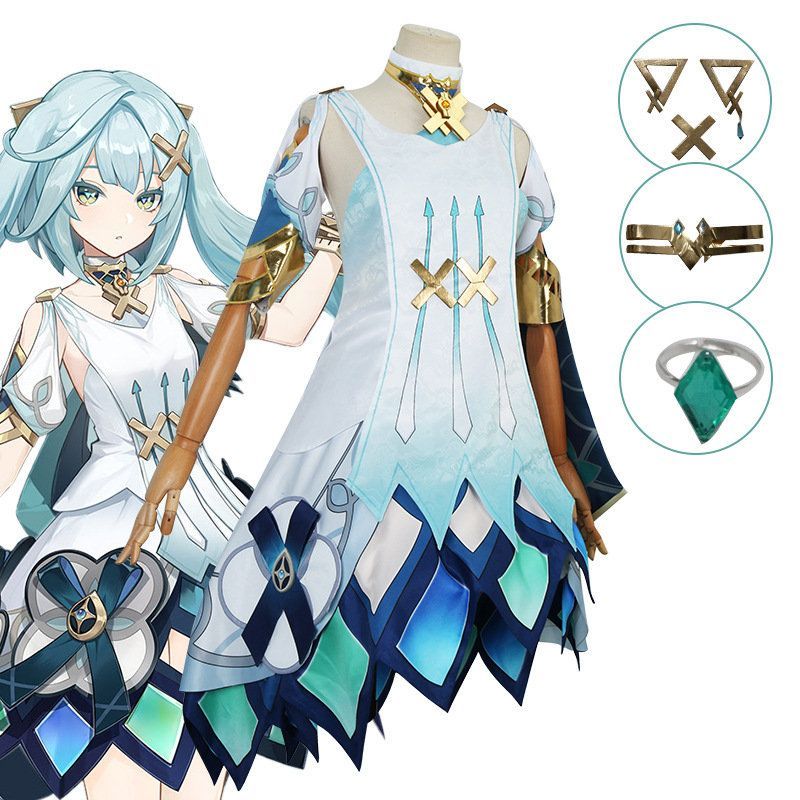 原神 ファルザン Faruzan コスプレ衣装 ウィッグ付き カツラ 原神 げん 