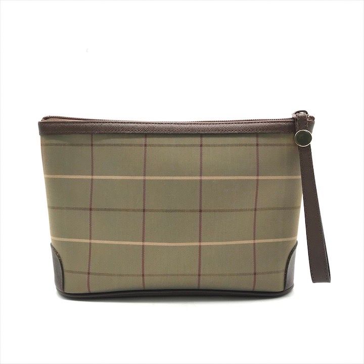 【美品】Burberry Blue Label チェック柄ポーチ Burberry チェック柄 ポーチ BURBERRY BLUE LABEL(バーバリー
