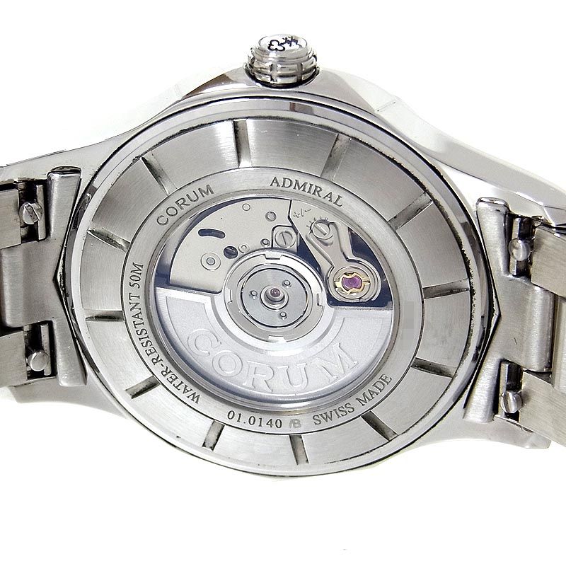 コルム CORUM アドミラルズカップ 400.100.20/V200 BL12 SS 自動巻き レディース 腕時計