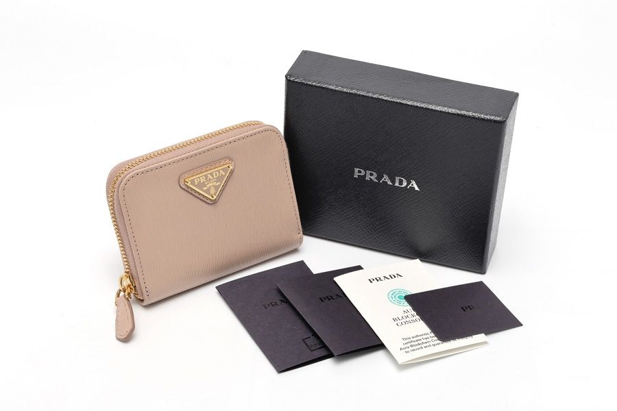 プラダ / PRADA ラウンド ジップ コインケース 1MM268 サフィアーノ  