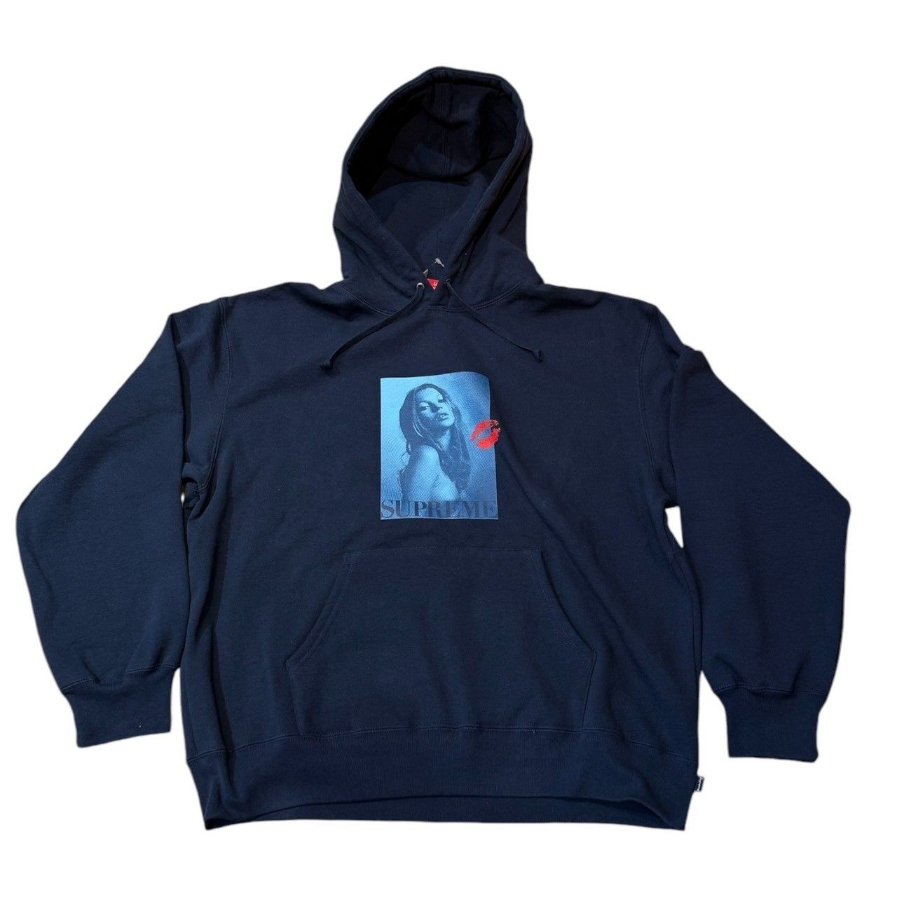 Supreme Kate Moss Hooded Sweatshirt Navy L 未使用正規品