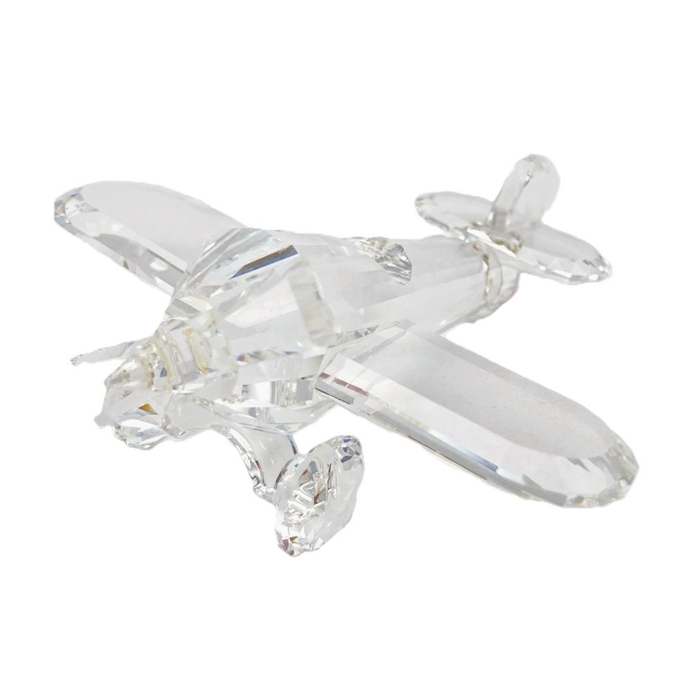 スワロフスキー Swarovski置物／プロペラ飛行機