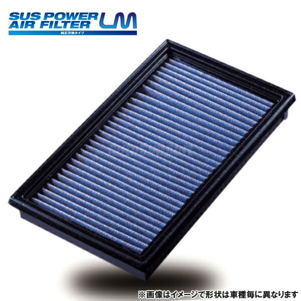 BLITZ ブリッツ サスパワーエアフィルターLM 純正交換型 エアクリーナーNISSAN ニッサン 日産 プリメーラワゴン WTP12/WTNP12/WHP12/WRP12 SN-24B