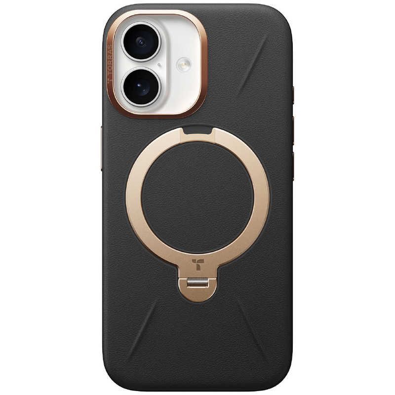 【 新品 未開封 】 TORRASトラス　Torras - Ostand Q3 レザートーン Case for iPhone 17 ブラック　X00FX3071 未使用 送料無料
