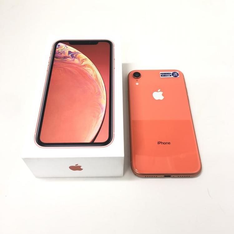 Apple iPhone XR オレンジ 本体 Apple iPhone XR コーラル本体 箱付