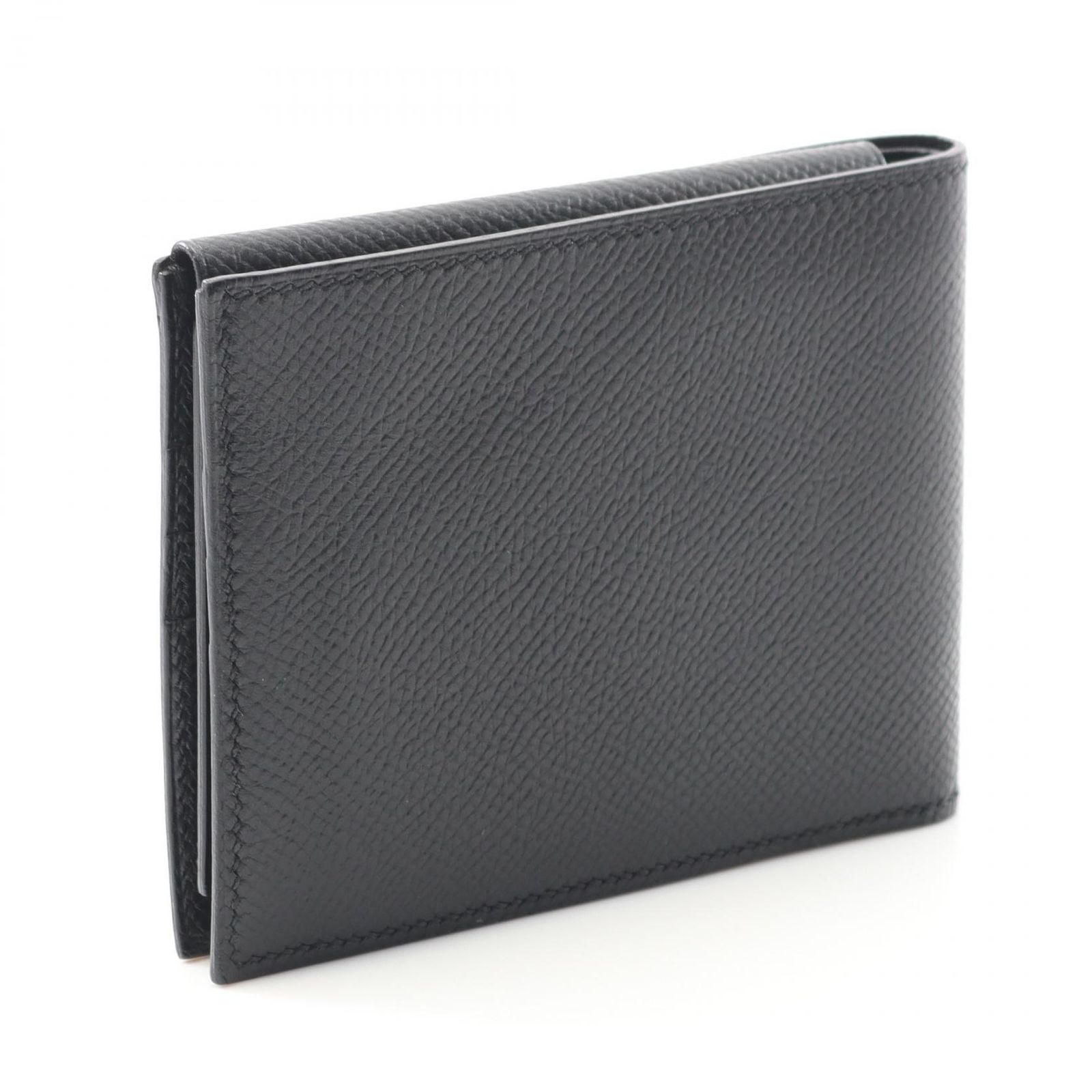 【未使用品級】エルメス　財布　2つ折財布　ブラック　レザー　メンズ 楽天市場】エルメス （HERMES） MC2 レザー □B刻 ブラック 二