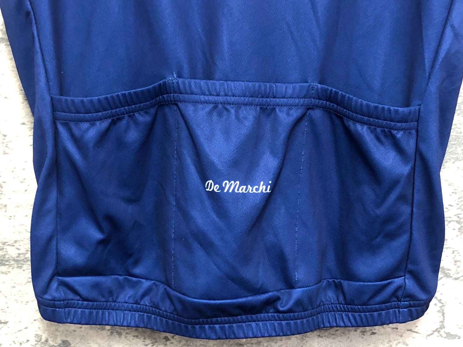 IW165 デマルキ De Marchi 半袖 サイクルジャージ 青 M - メルカリ