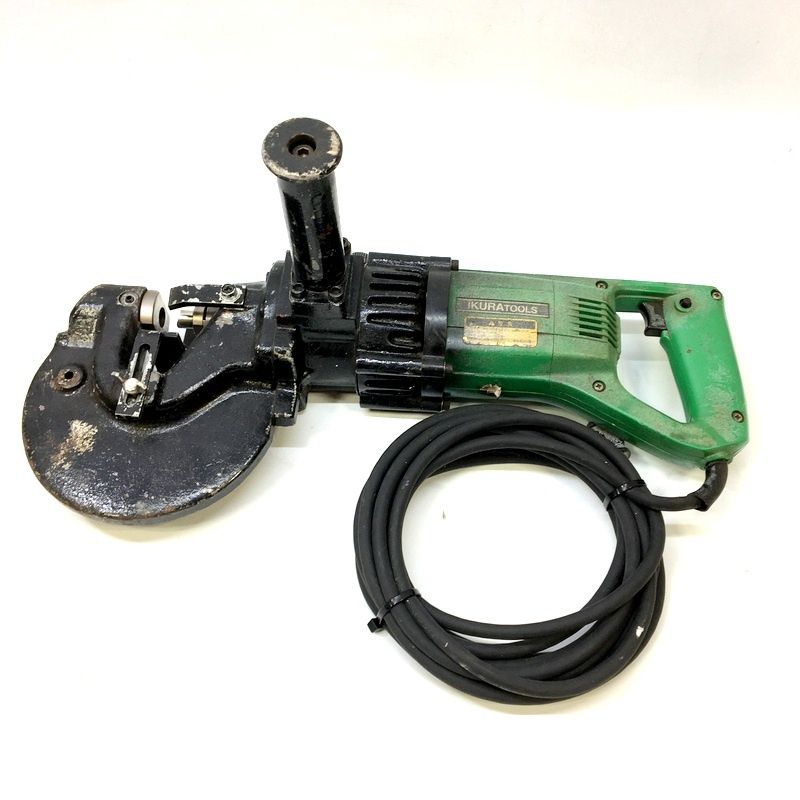 IKURA イクラ パンチャー IS-18P 育良精機 AC100V 520W 二重絶縁 穴あけ 電動工具 △ DW3569