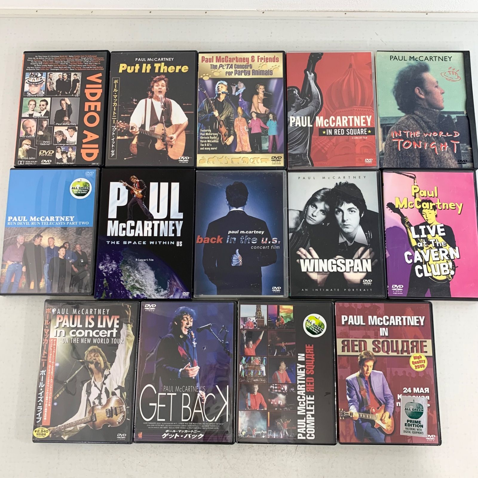 ポール・マッカートニー DVD コレクション 「Back in the U.S.」「Get 