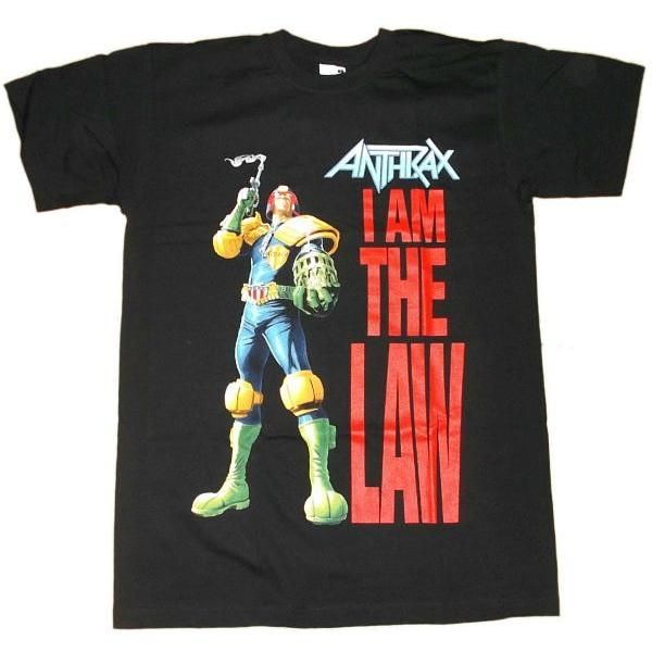 アンスラックス Tシャツ ANTHRAX I Am The Law Judge Dread 正規品