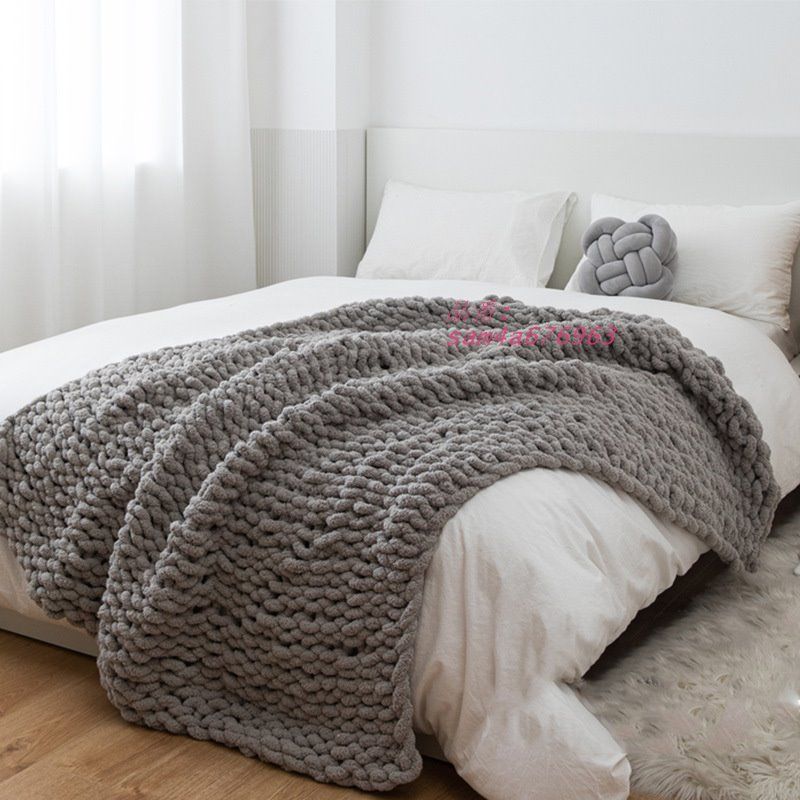 粗毛糸ニットカーペットタペストリーベッド尾タペストリーベッドタペストリー黄白色タペストリーエアコンカーペット am4a676963 MARWIL-DEMENAGEMENTS_CH