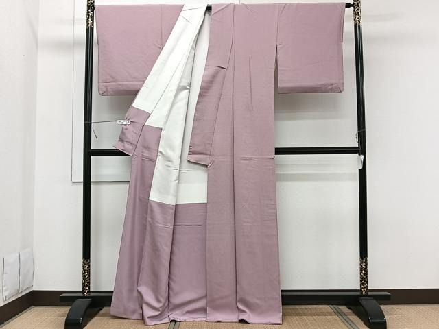 平和屋着物■本草木染作家　瑞寶　色無地　薄紅色　正絹　逸品　未使用　AAAL4350Agk 平和屋着物□本草木染作家 瑞寶 色無地 薄紅色 正絹 逸品 未