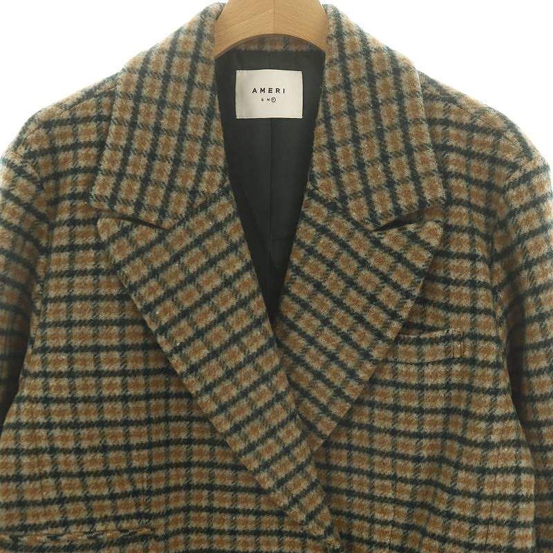 アメリヴィンテージ Ameri VINTAGE CHECK ECO WOOL BIG JACKET 