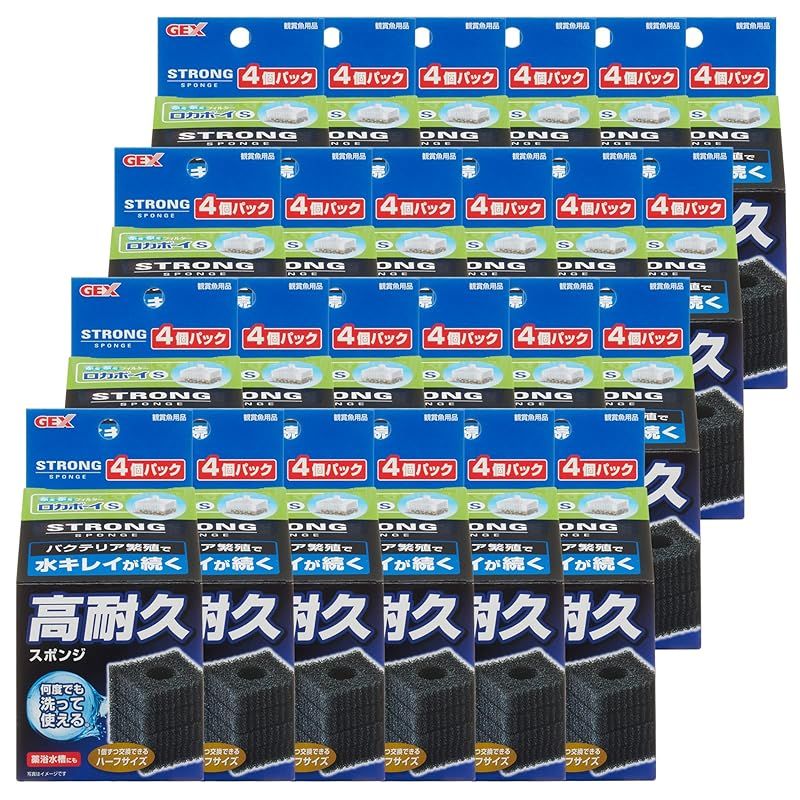 GEX ロカボーイ ロカボーイS ストロングスポンジ 4個パック×24個セット