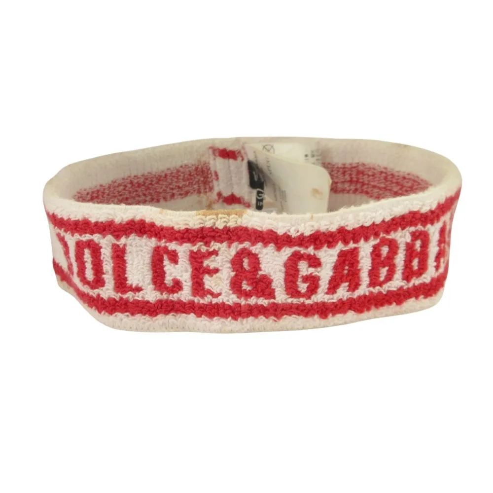 DOLCE&GABBANA ドルチェアンドガッバーナ カチューシャ 赤白 ポピー DOLCE&GABBANA ドルチェアンドガッバーナ カチューシャ 赤白