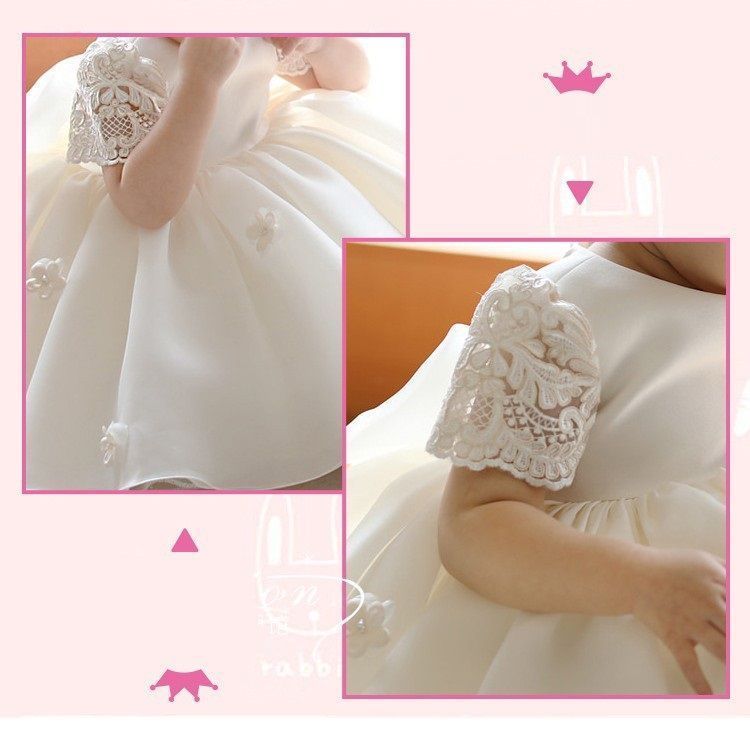 ベビードレス 結婚式 フォーマルドレス 子供服 女の子 キッズドレス 子どもドレス 発表会 コンクール パーティードレス リボン付 ワンピース おしゃれ min