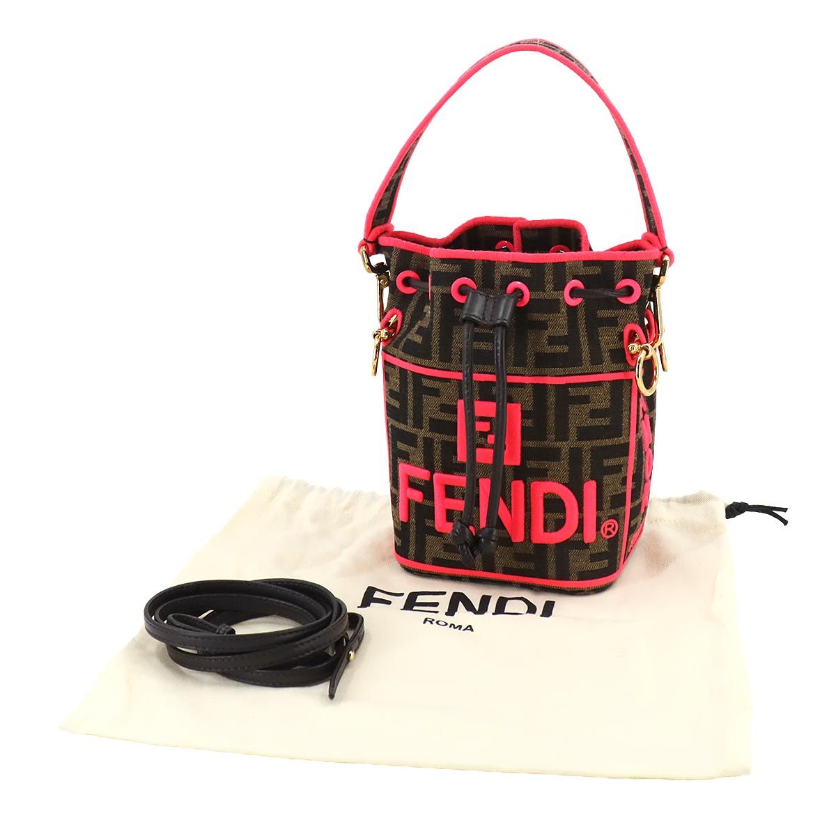 【美品・鑑定済み】FENDI モントレゾール ズッカ柄 2WAY アイボリー 楽天市場】FENDI フェンディ ショルダーバッグ MINI MON TRESOR