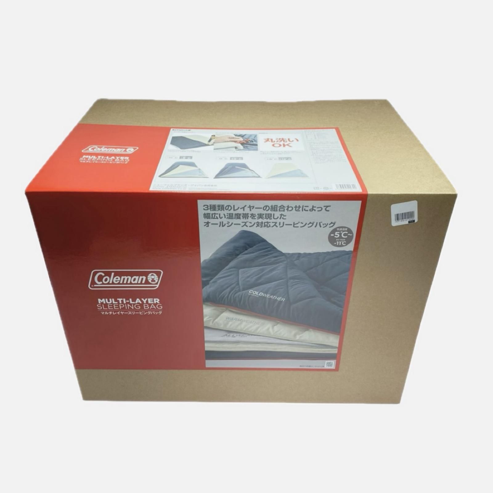 【Coleman（コールマン） 寝袋（シュラフ）】未使用 Coleman コールマン（Coleman） 寝袋 シュラフ 封筒型 快適温度