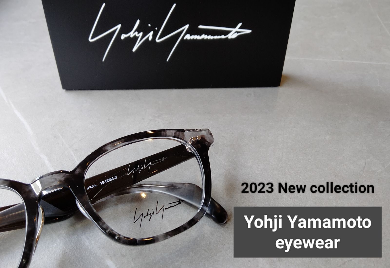 YOHJI YAMAMOTO EYEWEAR 19-0064-3 Fog BK - メルカリ