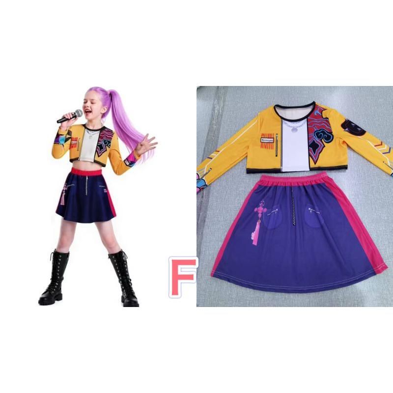 KPOP Demon Hunters ガールズ デーモン・ハンターズ コスプレ衣装