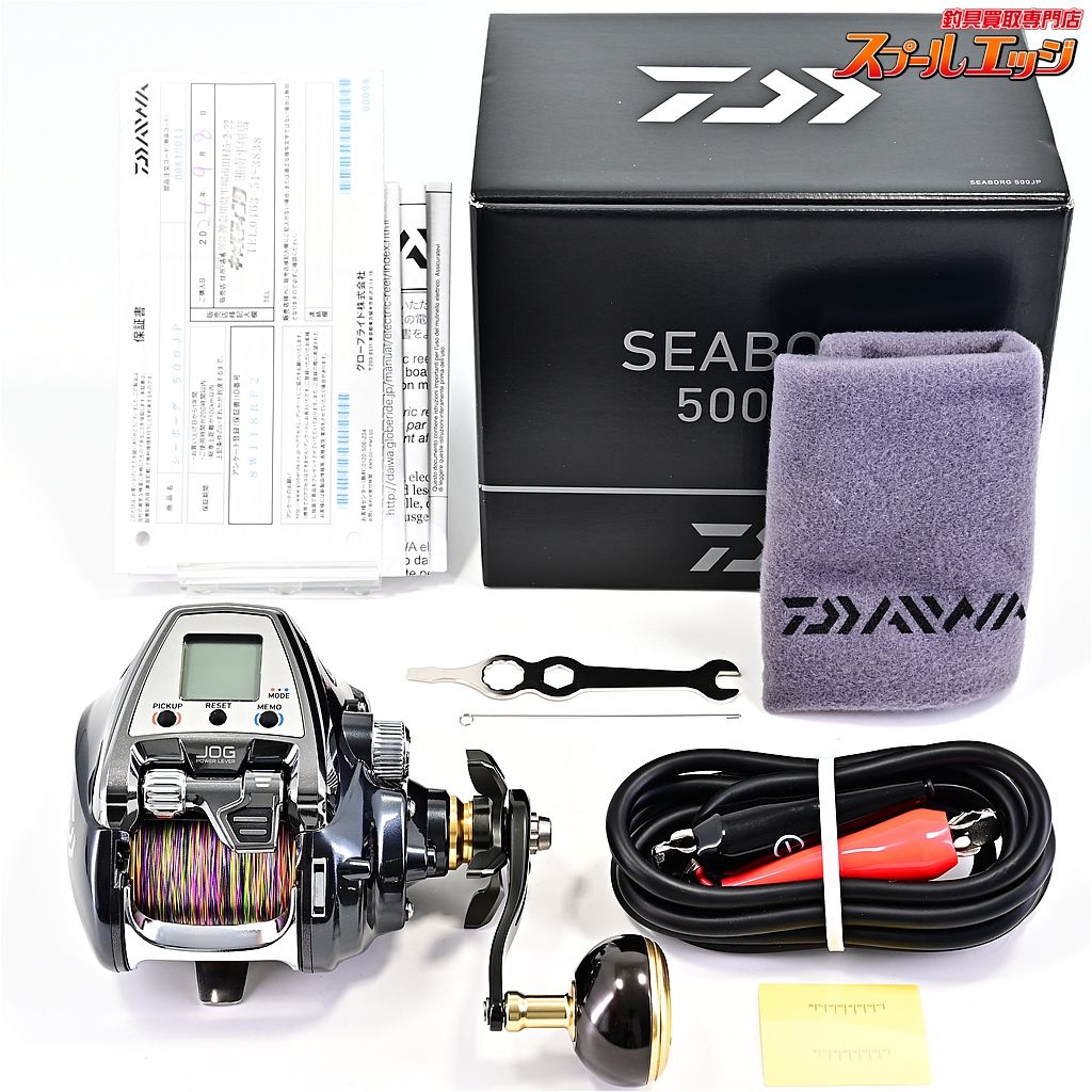 ダイワ 19シーボーグ 500JP 使用距離1.8km 使用11時間 DAIWA SEABORG m42502
