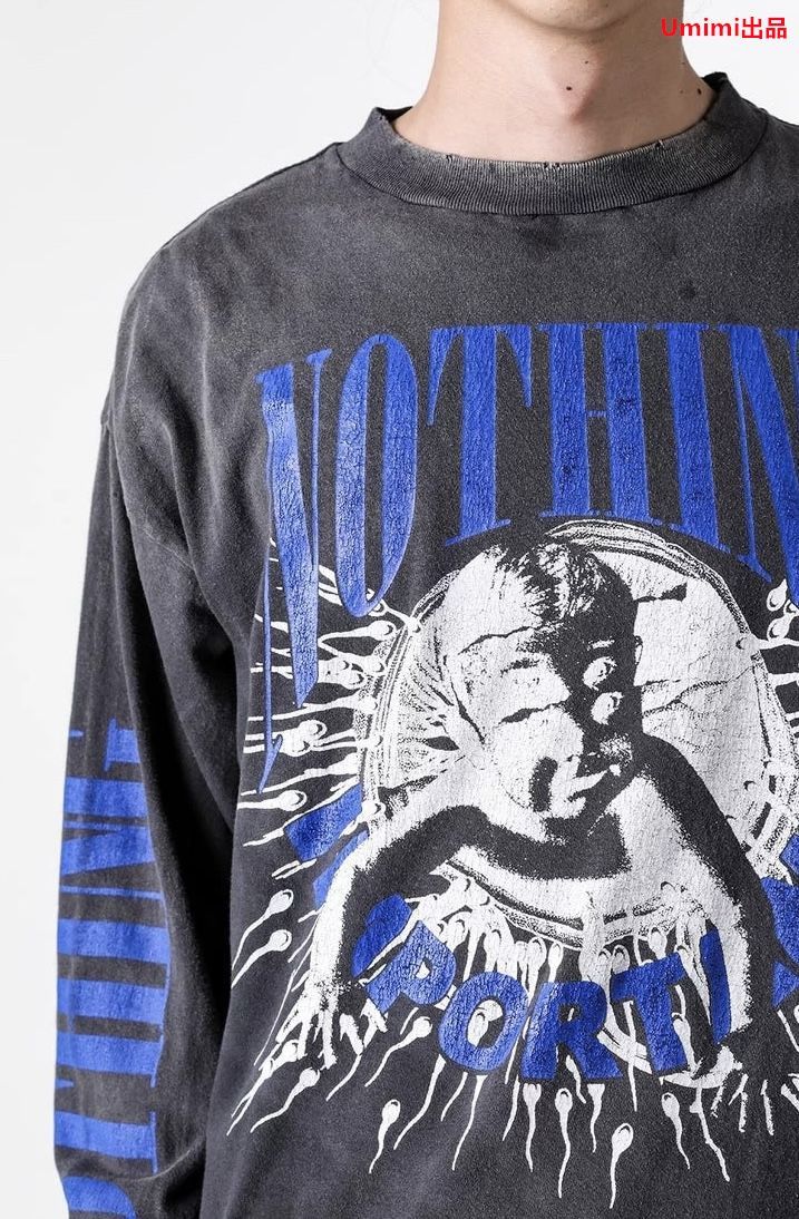 【国内買付】SAINT Mxxxxxx 河村康輔 LS TEE NOTHING IMP ロンT 国内買付】SAINT Mxxxxxx 河村康輔 LS TEE NOTHING IMP ロンT