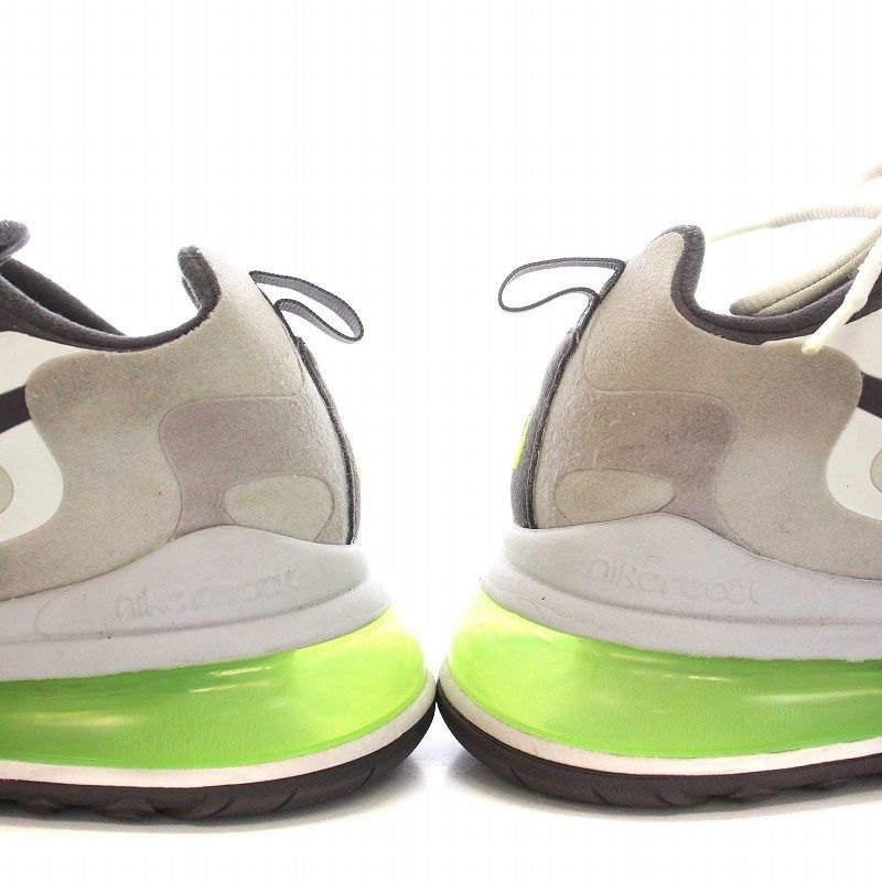 ナイキ NIKE Air Max 270 React Summit White Electric Green Vast 