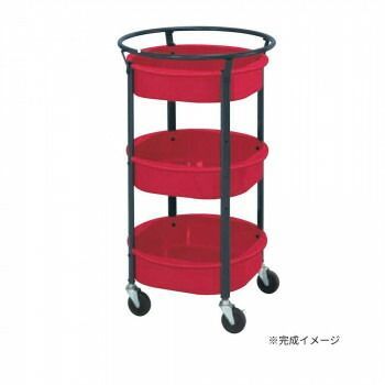 サカエ まるいワゴン レッド MW-483RD
