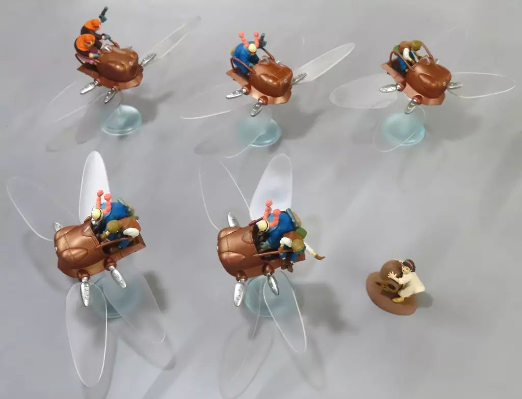 トレーディングフィギュア 全5種セット 初回BOX 特典 天空の城ラピュタ フラップターがいっぱい