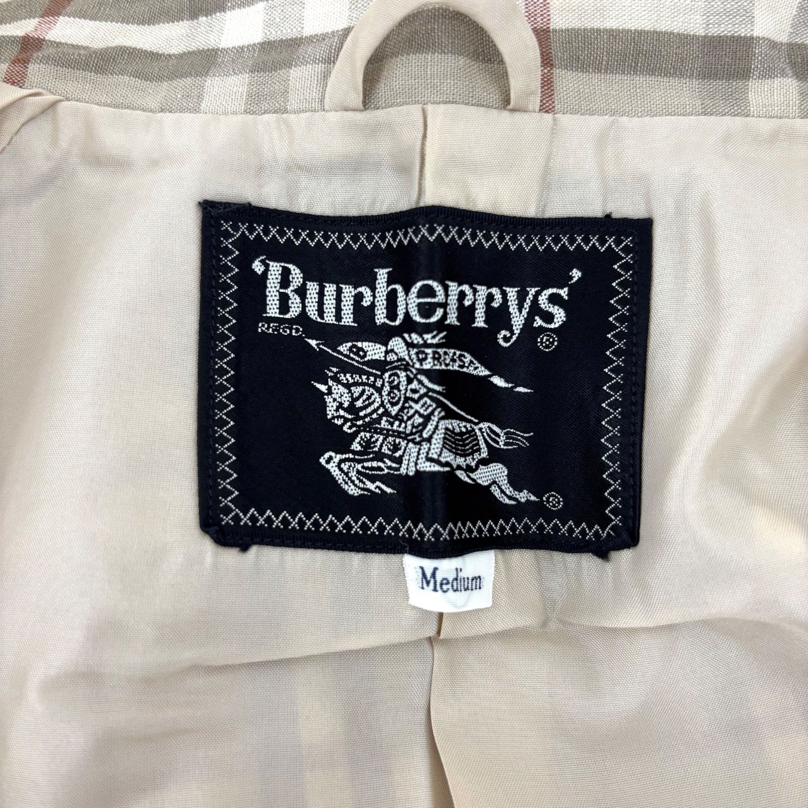 GK2【中古品】BURBERRY バーバリー ローブ バスローブ ナイトウェア 薄手ガウン チェック柄 ベージュ ブラウン - メルカリ