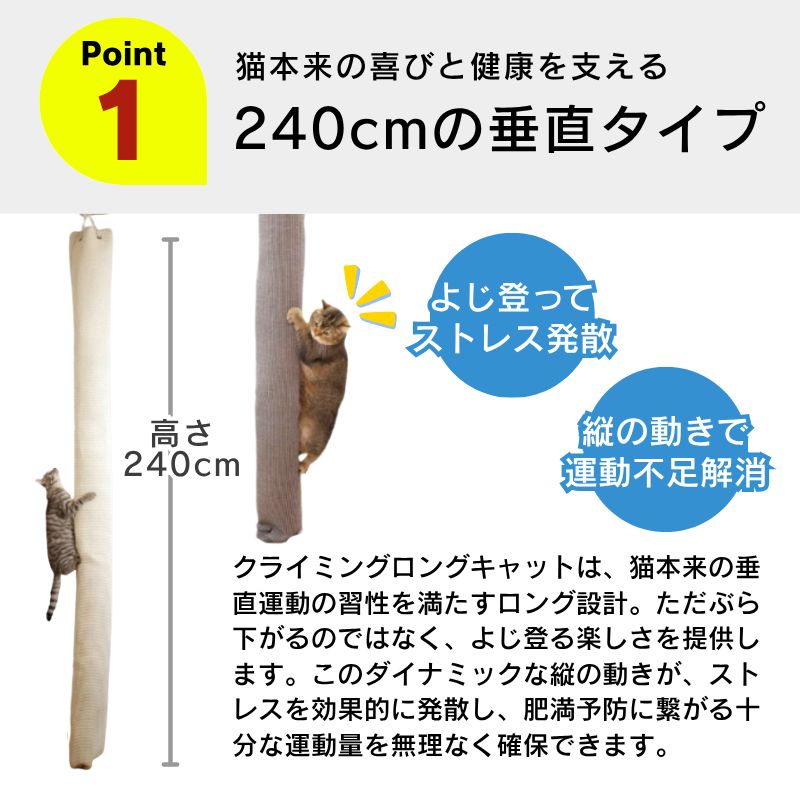 クライミングロングキャット アイボリー