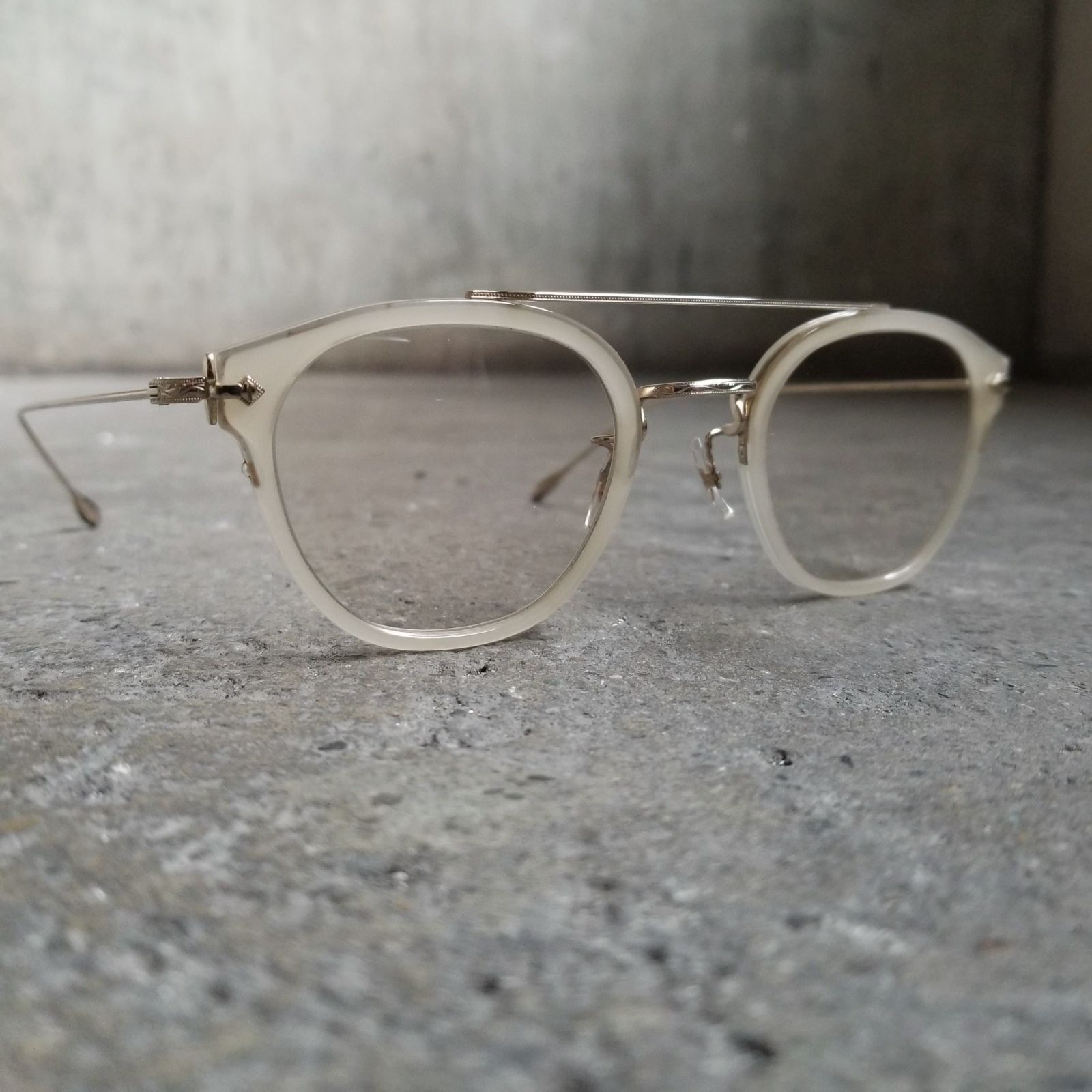 EYEVAN RUBEN ツーブリッジサングラス 極美品□EYEVAN アイヴァン Ruben ルーベン ツーブリッジ