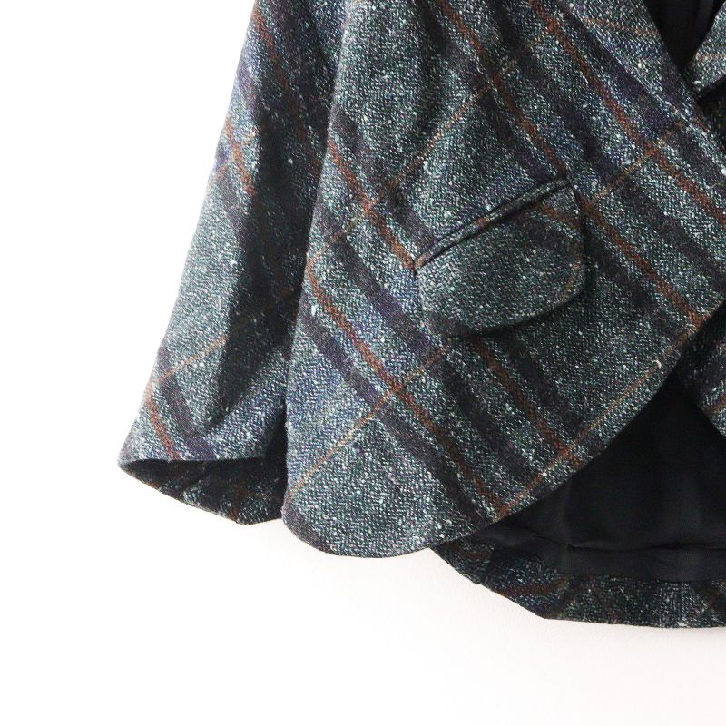 マルニ MARNI 国内正規品 ウール シルク ツイード チェック柄 フレア  