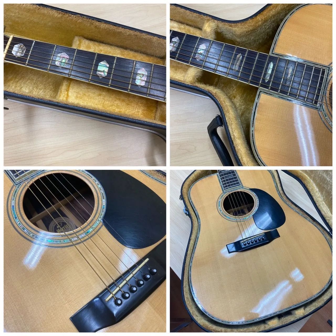 ギター morris w-80 ケース付き Morris W80アコースティックギター