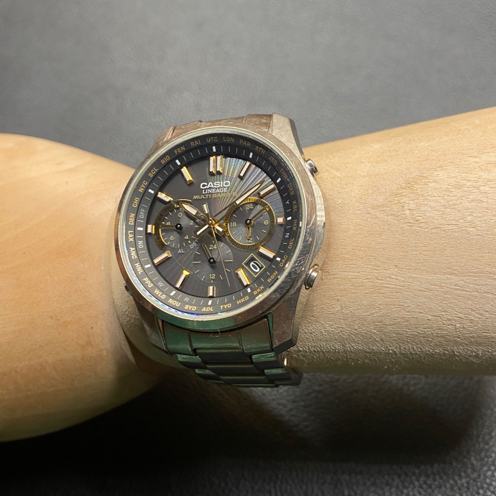 カシオ CASIO リニエージ LIW-M610TDS LINEAGE Titanium チタン タフ