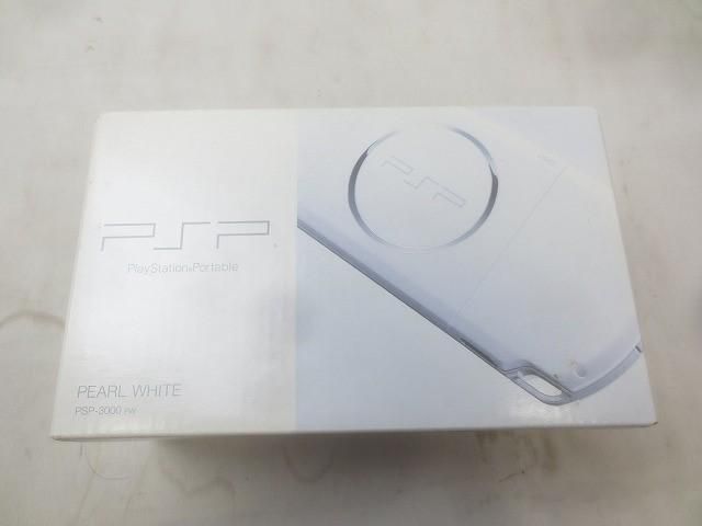 ゲーム PSP 本体 PSP3000 パールホワイト 動作品 き