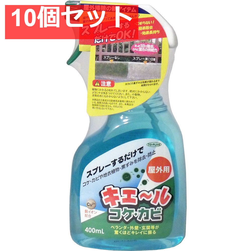 屋外用 キエール コケ カビ 400mL 10個セット