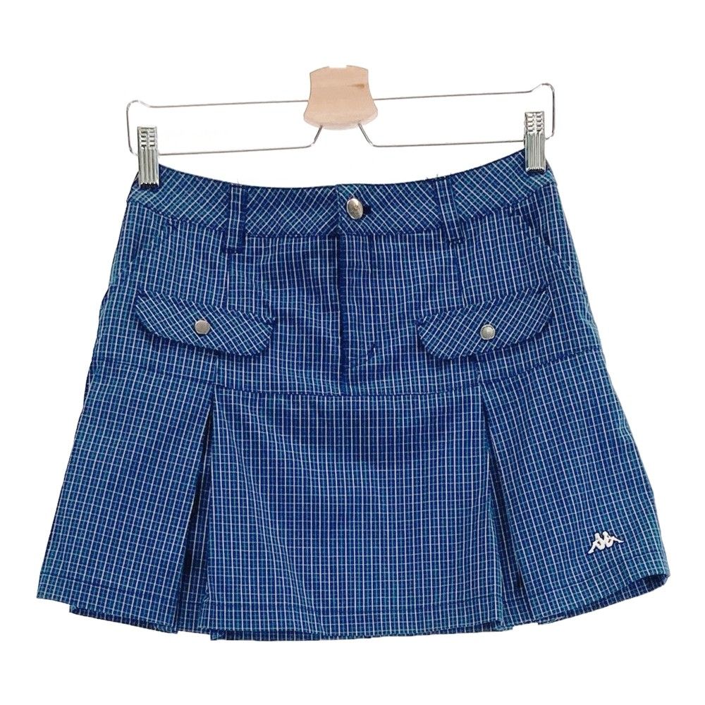 サイズ：7 KAPPA GOLF カッパゴルフ ; プリーツスカート チェック柄 ネイビー系 [240101328731]# ゴルフウェア レディース ストスト
