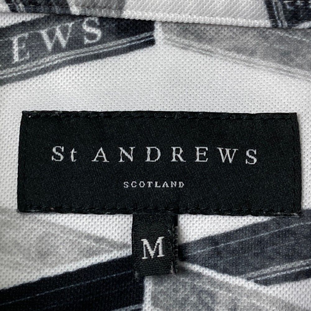 サイズ:M ST ANDREWS セントアンドリュース 半袖ポロシャツ 総 サイズ:M ST ANDREWS セントアンドリュース 半袖ポロシャツ 総