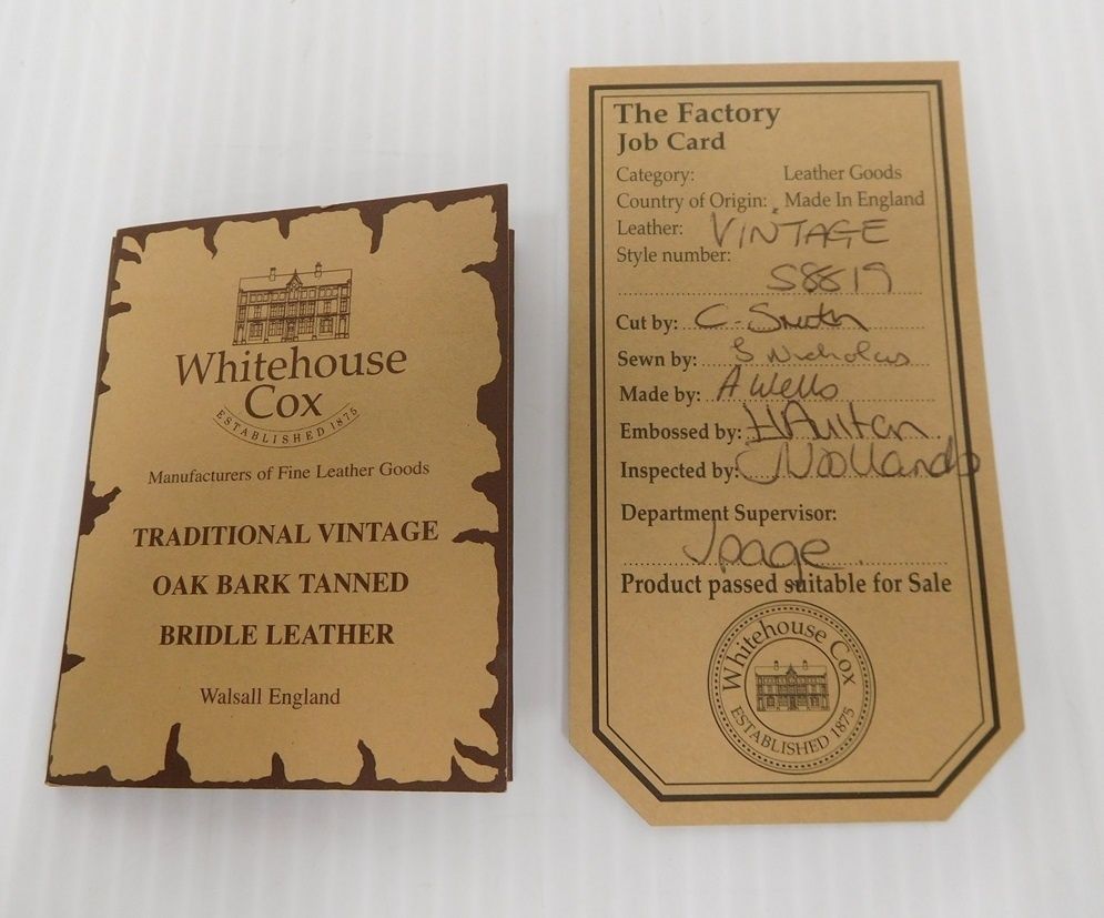 ホワイトハウスコックス 長財布 ヴィンテージレザー オリーブ S8819