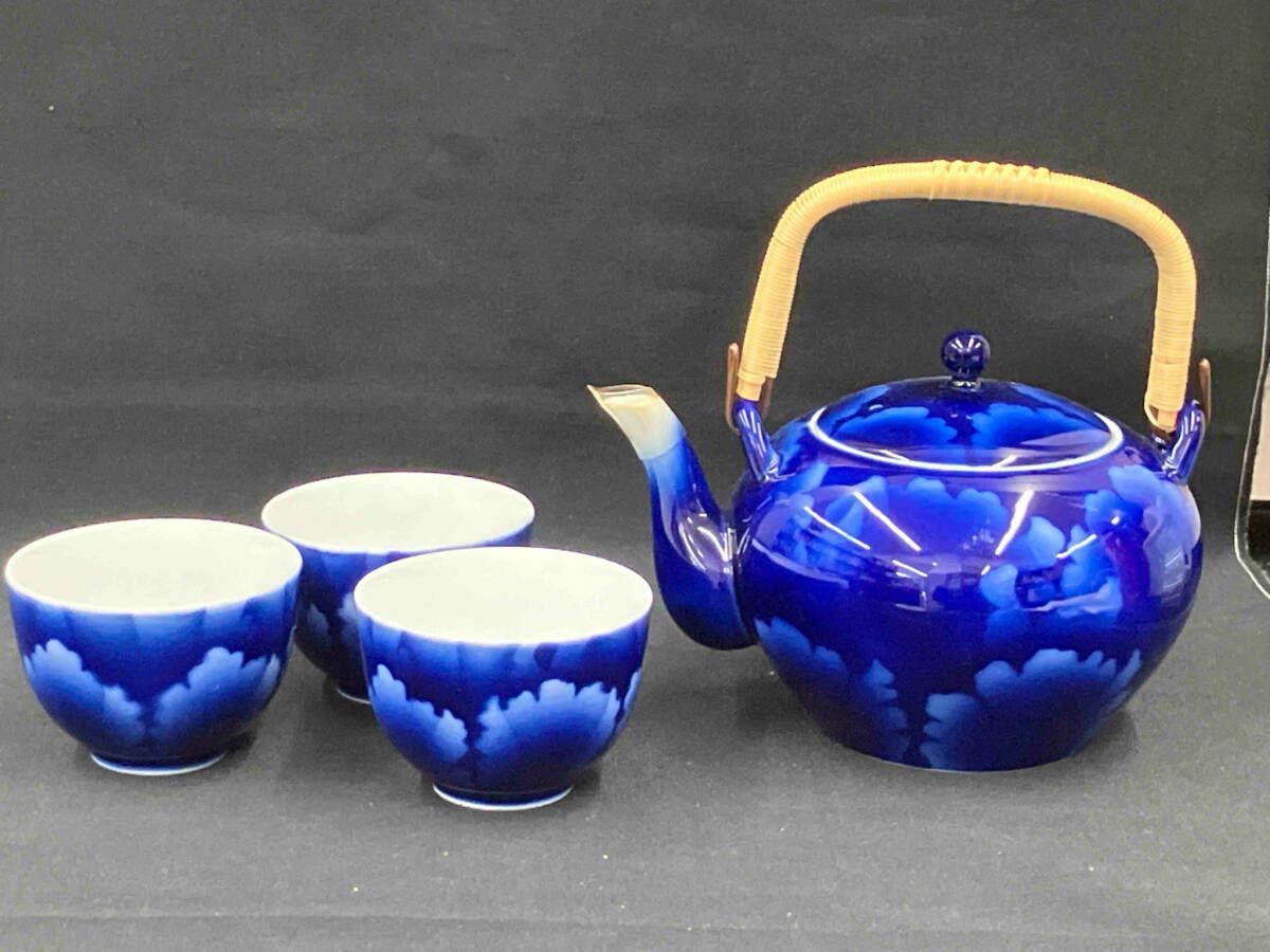 深川製磁 急須×1 湯呑み×3｜人気急上昇・シンプルデザインにぴったり アフターサポート 配送安心