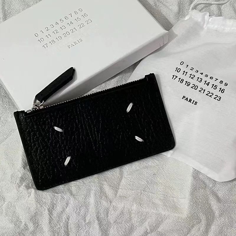 未使用美品 Maison Margiela メゾンマルジェラ 長財布 革の財布 小銭 