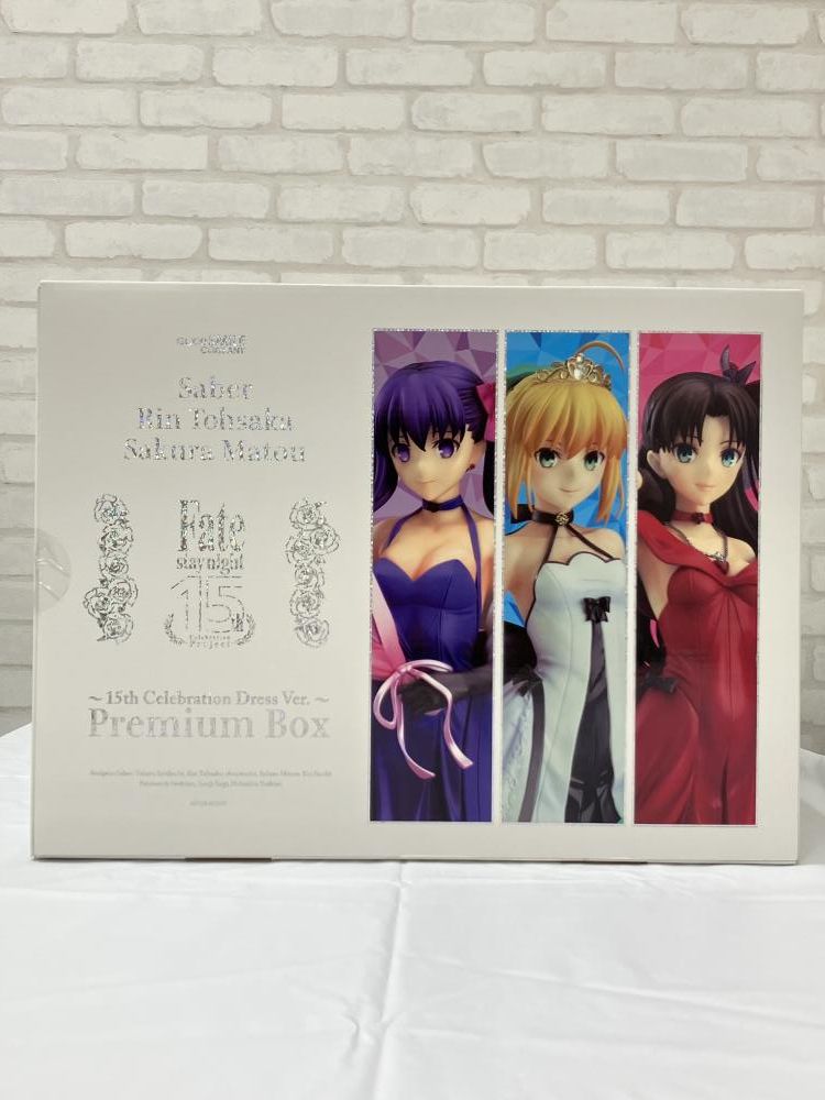 セイバー 遠坂凛 間桐桜 ～15th Celebration Dress Ver.～ Premium Box 久しい フィギュア