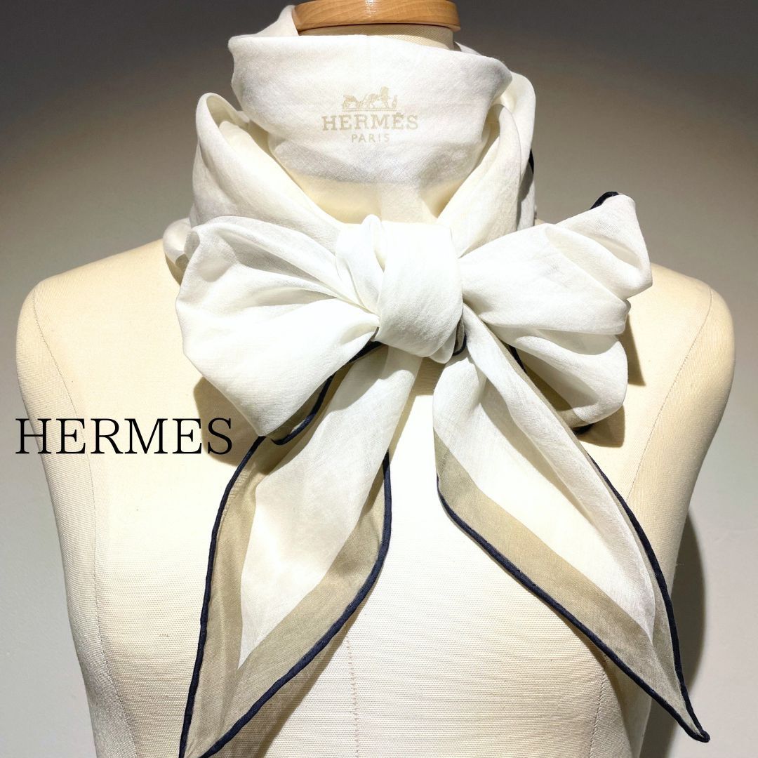 エルメススカーフ ロザンジュ ひし形 大判 HERMES エルメス ひし形スカーフ ロザンジュ シルク オレンジ